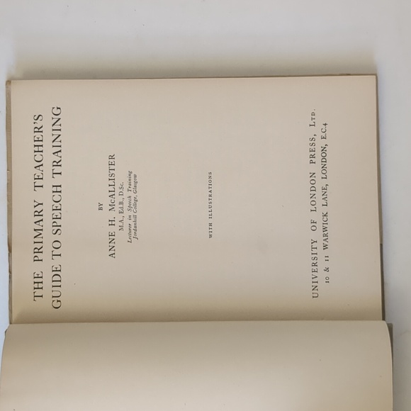 The Primary Teacher's Guide to Speech Training - 1941 educational guide - Picture 5 of 15